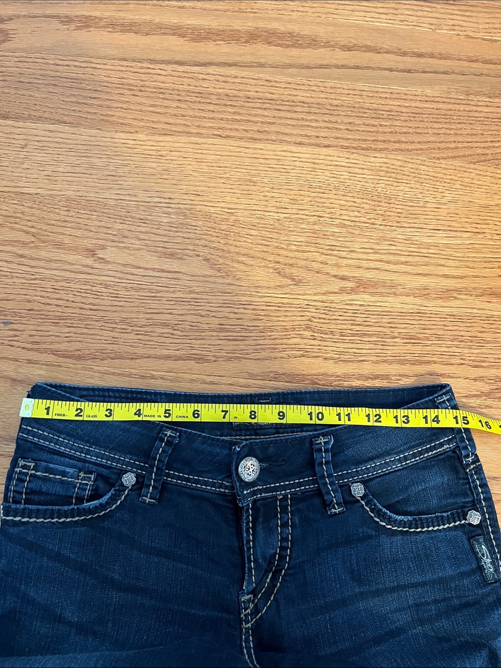 Silver Jeans Skinny Dark Blue Stretch Denim - Picture 11 of 15